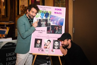 "Pink Wall" star Jay Duplass and director Tom Cullen.